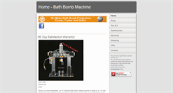 Desktop Screenshot of bathbombmachine.com
